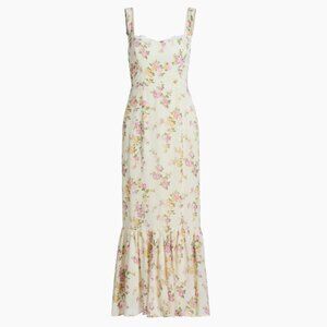 Reformation Irisa Floral Trumpet Dress - Posy